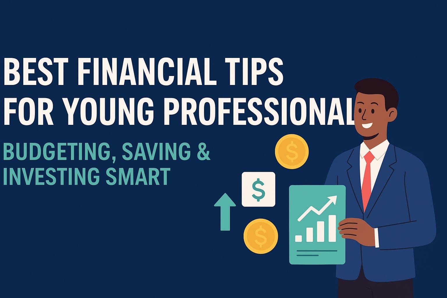 financial tips for young professional on budgeting investing